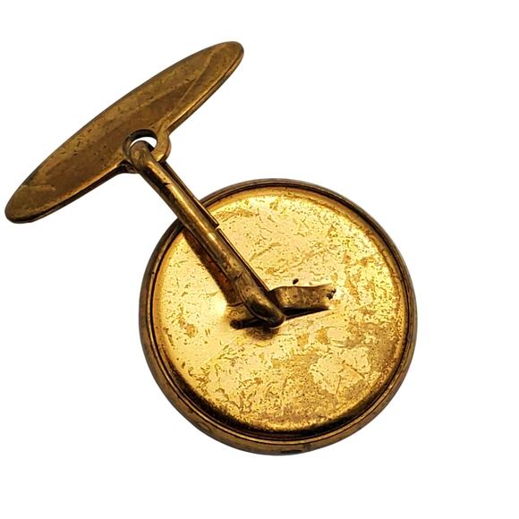 Model T Car Cufflinks Gold Tone Vintage Jewelry Classic Automobile Lover Gift - Picture 5 of 5